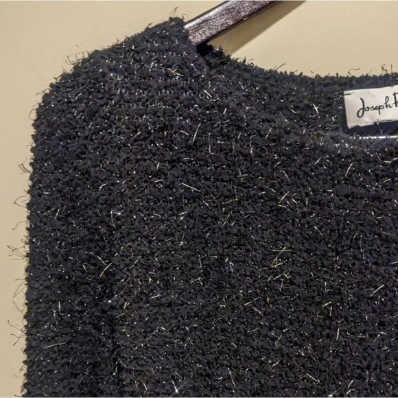 Joseph Ripkoff Fluffy  Knit Sweater Silver details - Picture 4 of 7